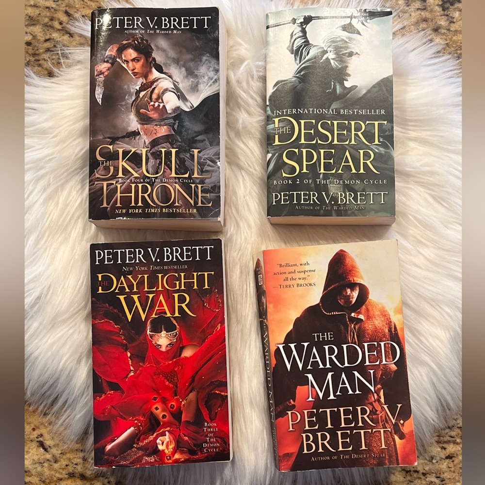 Peter Brett Bundle Lot of Books 4 EUC
